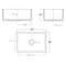 Alfi Brand 26" Decorative Lip Apron Sgl Bowl Fireclay Farmhouse Kitchen Sink, WHT AB506-W - alternate 3